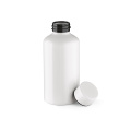 Yukon Trinkflasche rAluminium, 550 ml. Einwandig und Auslaufsicher, Weiß