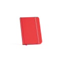Marquez A6 Notizbuch mit Festeinband. 196 Seiten 70g/m² recy.Papier, Rot