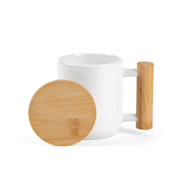 Douro Keramik Tasse mit Bambus, 380 ml. Für Sublimationsdruck geeignet, Produktbild (2)