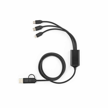 Turing 5-in-1 Ladekabel aus recy. PVC, 1,2m, 10W, Produktbild (2)