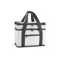 Florence L 10L Kühltasche aus rPET. Zwei Fächer und eine Fronttasche, Weiß