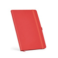 Dumas A5 Notizbuch aus recy.PU.Hardcover.70g/m². 160 Seiten, FSC®-zertifiziert, Rot