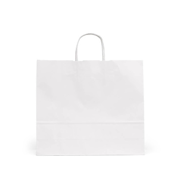 Etna XL weiße FSC®-Kraftpapiertasche. 100g/m². Hergestellt in Portugal, Produktbild (2)