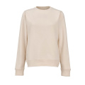 Waikiki Damen Sweatshirt mit Rundhalsausschnitt. Bio-Baumwolle und rPET, Beige