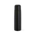 Danube Thermos recy.Edelstahl, 500ml. Mit 1 Becher, Schwarz
