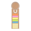 Notizenset, Lesezeichen, Haftnotizen, Lineal | Young, braun