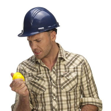 Anti-Stress-Spielzeug "Helm", gelb, Produktbild (2)