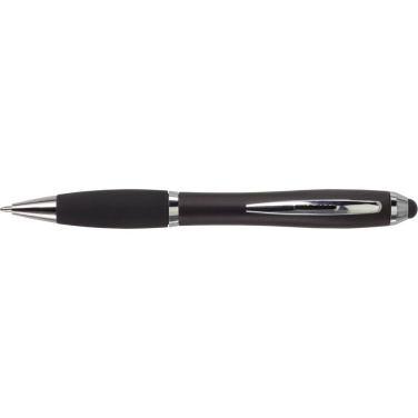 Kugelschreiber mit Touchpen, schwarz, Produktbild (4)