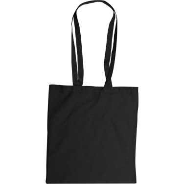 Einkaufstasche aus Baumwolle, schwarz, Produktbild (3)