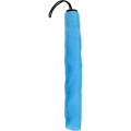 Regenschirm, manuell, faltbar, blau