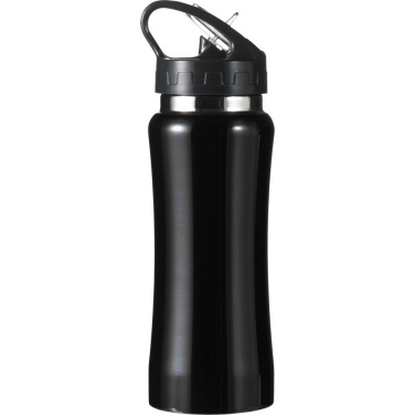 Sportflasche 600 ml, schwarz, Produktbild (3)