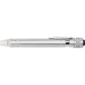 Schraubendreher 6 Bit und LED-Lampe, silber