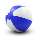 Strandball, aufblasbar, dunkelblau