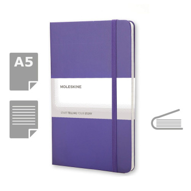 Moleskine Notizbuch ca. A5, violett, Produktbild (4)