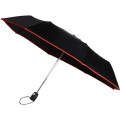Regenschirm, Sturmsicherung, automatisch, faltbar, rot