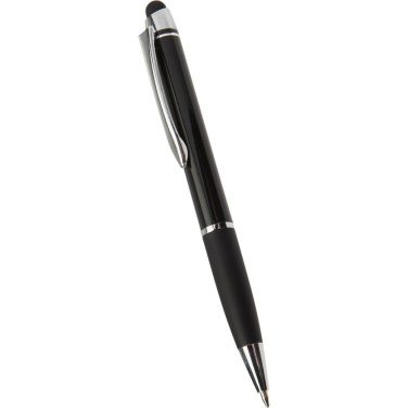Kugelschreiber mit Touch-Pen, schwarz, Produktbild (3)
