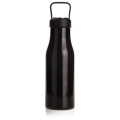 Thermoflasche 500 ml Air Gifts, Behälter in der Kappe | Jessica, schwarz