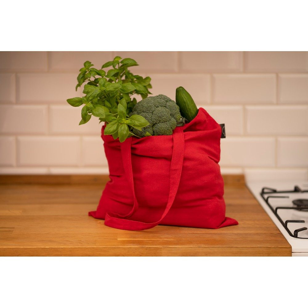 B'RIGHT Einkaufstasche aus recycelter Baumwolle und recyceltem Polyester | Porter, schwarz, Produktbild (1)
