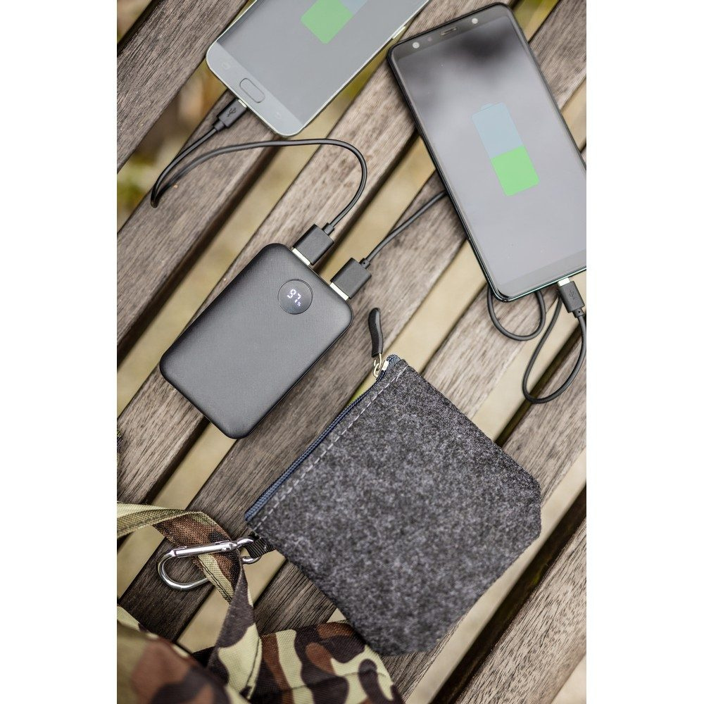 Powerbank 10000 mAh Air Gifts | Daniel, schwarz, Produktbild (1)