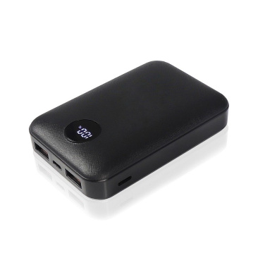 Powerbank 10000 mAh Air Gifts | Daniel, schwarz, Produktbild (2)