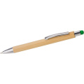 Bambus Kugelschreiber, Touch Pen, grün