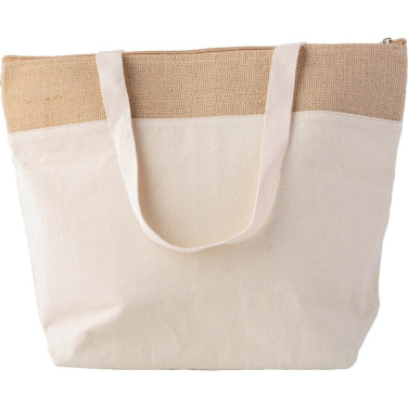 Kühltasche aus Baumwolle und Jute, Produktbild (2)