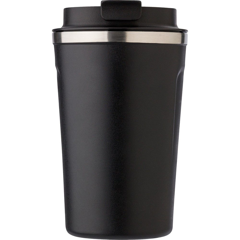Thermobecher 380 ml, schwarz, Produktbild (1)