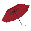 Automatischer Regenschirm aus RPET | Nell, rot