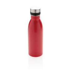 This perfect size and lightweight reusable bottle is made from 18/8 durable recycled stainless steel. Leakproof and perfect for everyday carrying and hydration. Recommended for cold water only. Made with RCS (Recycled Claim Standard) certified recycl