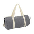 Sport- und Reisetasche B'RIGHT aus recycelter Baumwolle und recyceltem Polyester | Asha, grau