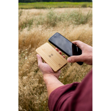 Wireless Powerbank aus Bambus 8000 mAh B'RIGHT, wireless Ladegerät 15 W | Benson, Produktbild (4)