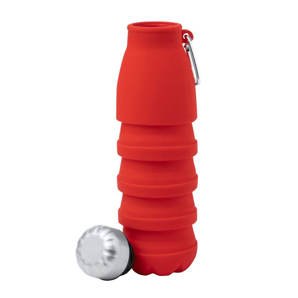 Faltbare Sportflasche 550 ml mit Karabinerhaken, Produktbild (1)