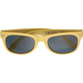 Sonnenbrille aus recyceltem PC, gelb