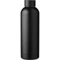 Thermosflasche 500 ml aus recyceltem Edelstahl, schwarz