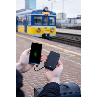 Powerbank 5000 mAh mit integrierten Kabeln, Adapter inklusive | Presley, Produktbild (2)