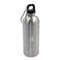 Sportflasche 500 ml mit Karabinerclip | Brenda, silber