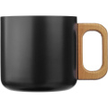 Becher 400 ml aus recyceltem Edelstahl, schwarz