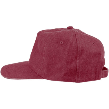 Schirmmütze aus 240 g/m² Baumwolle, burgundrot, Produktbild (2)