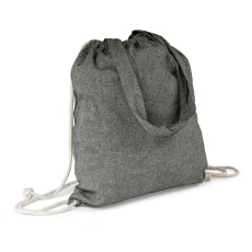 Baumwolltasche 2 in 1, Beutel mit Kordel, Einkaufstasche | Gondulfo