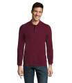 WINTER II MEN'S POLO 210, Burgund
