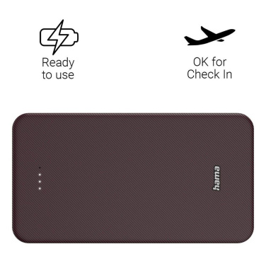 Powerbank 20000 mAh Hama Power Pack, burgundrot, Produktbild (3)
