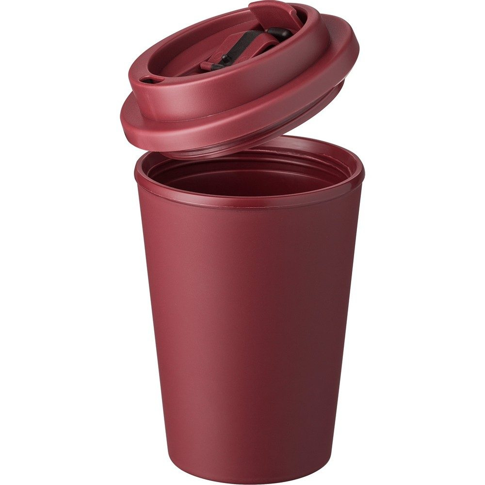 Reisebecher 350 ml, burgundrot, Produktbild (1)