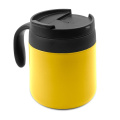 Thermobecher 400 ml mit Henkel | Wyatt, gelb