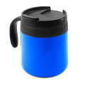 Thermobecher 400 ml mit Henkel | Wyatt, blau