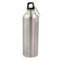 Sportflasche 770 ml mit Karabinerclip| Laveriano, silber