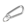 Schlüsselanhänger, Karabinerhaken | Ebele, silber