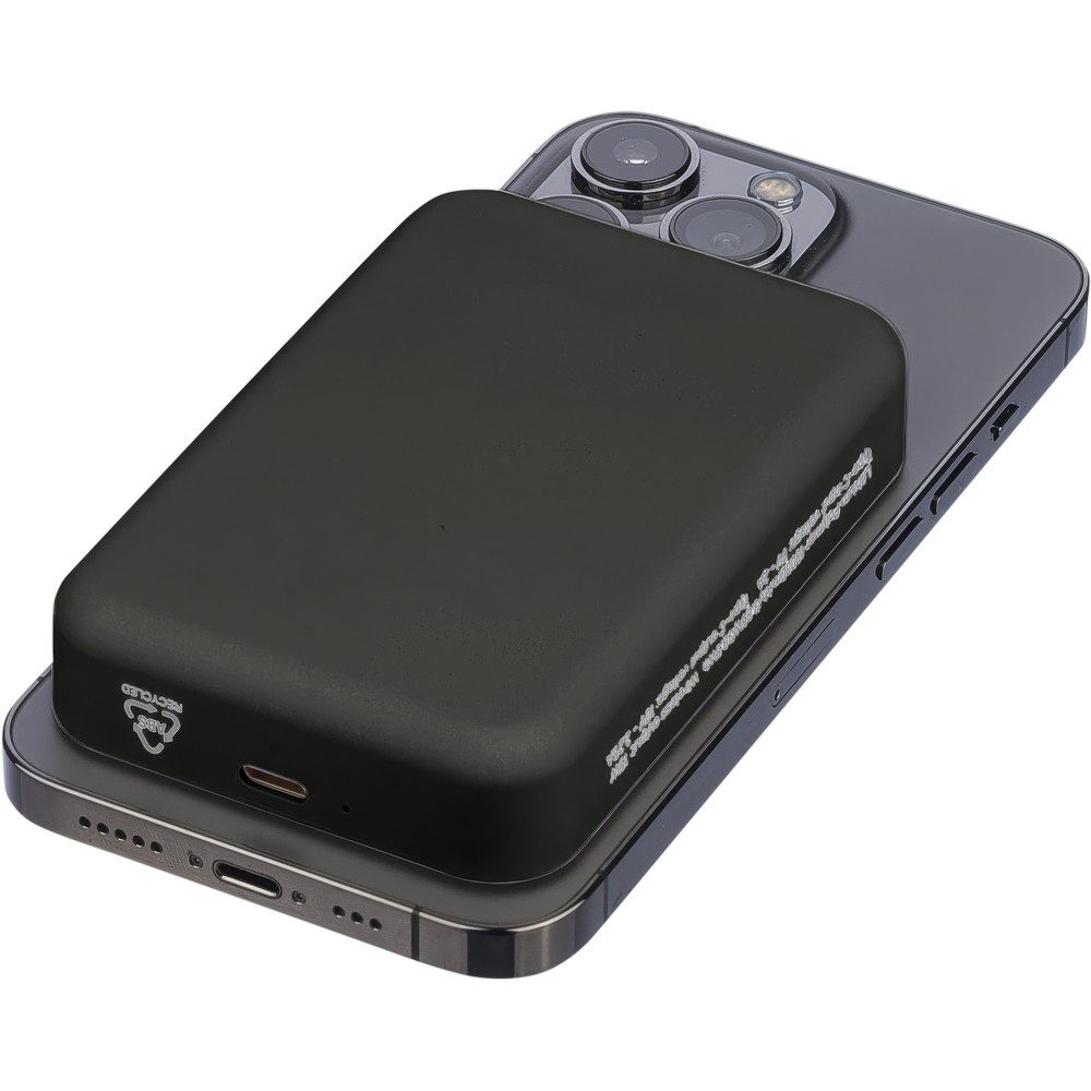 Wireless Powerbank 10000 mAh, schwarz, Produktbild (1)