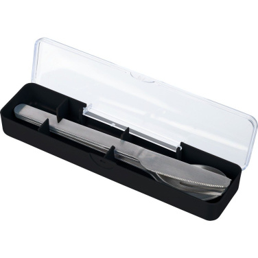 Besteckset, 3-teilig, schwarz, Produktbild (4)