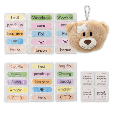 Erste-Hilfe-Set „Teddybär“ mit Karabinerhaken, 35 Teile | Cerottero, Produktbild (4)