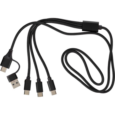 Ladekabel 6-in-1, schwarz, Produktbild (2)